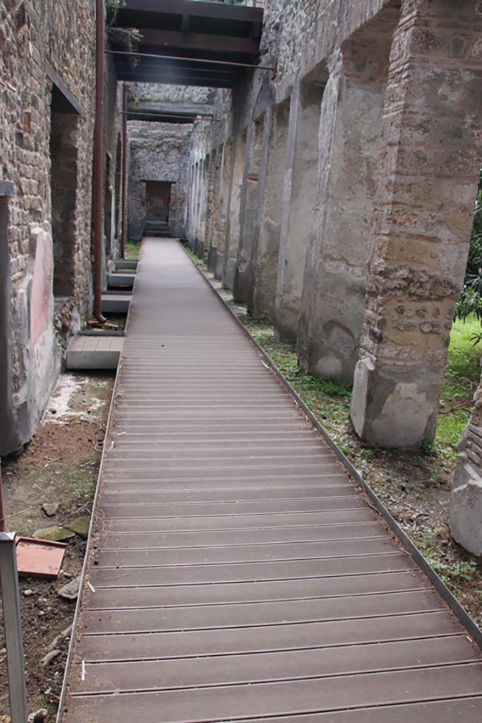 Villa Of Diomedes Pompeii October 2023 Looking South Along The East